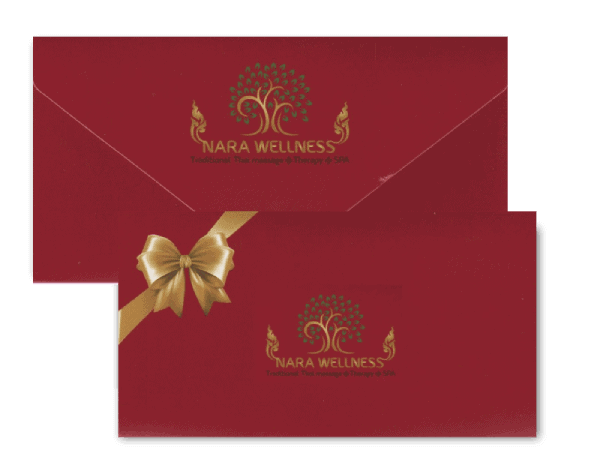 Thai massage gift card
